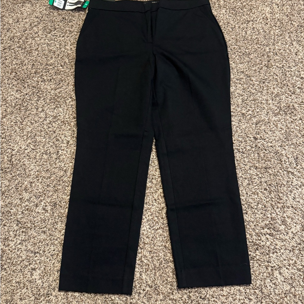 Banana Republic Black Dress Pants Straight-Leg